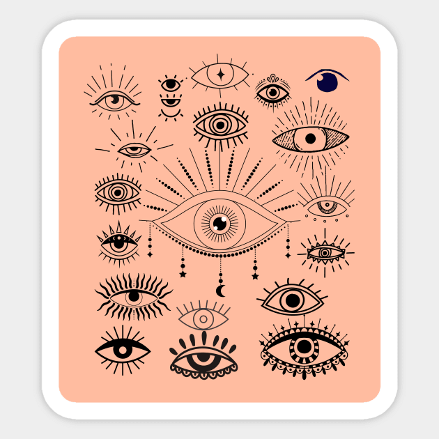 Awaken Sticker by tmbakerdesigns